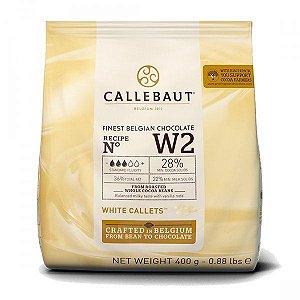 CHOCOLATE BRANCO 28% 'W2' - 400G - CALLEBAUT