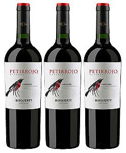 Leve 3 Pague 2 - Vinho Bisquertt Petirrojo Carménère - 750ml