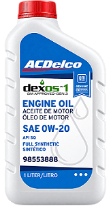 AC DELCO ORIGINAL SQ 0W20 - DEXOS 1 GEN 3