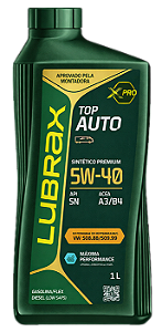 LUBRAX TOP AUTO A3/B4 SN 5W40 VW 508/509