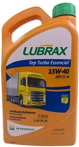 LUBRAX TOP TURBO - ESSENCIAL - CI4 / SL 15W40