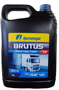IPIRANGA BRUTUS PROTECTION T5 - CH4 15W40 - MINERAL ( 6 X 4 LITROS )