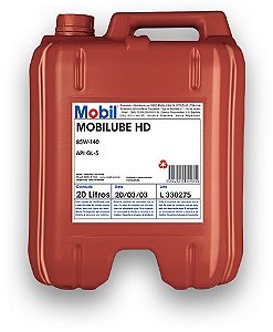 MOBIL MOBILUBE HD 85W140 - API GL 5 - MINERAL ( BALDE 20 LITROS )