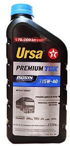 TEXACO URSA PREMIUM TDX - CI-4 15W40 - MB 228.3 - MINERAL
