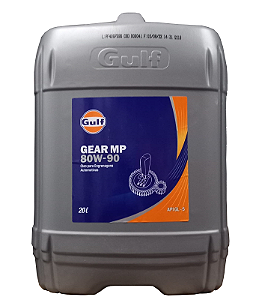 GULF GEAR MP 80W90 - API GL5 - MINERAL - (BALDE 20 LTS)