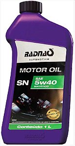 RADNAQ MOTOR OIL  - SN 5W40 - SINTÉTICO - ( 12 X 1 LT )