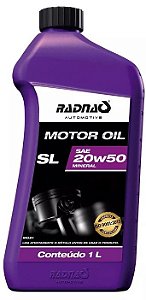RADNAQ MOTOR OIL - SL 20W50 - MINERAL ( 24 X 1 LT )