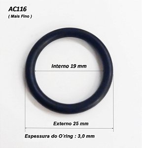 Arruela de vedação para bujão de cárter - Linha FORD FIESTA / KA / COURRIER ( O´Ring de Borracha Nitrílica )