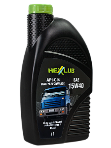 HEXXLUB - HEXX MAX PERFORMANCE DIESEL CI4 15W40 - MINERAL ( 24 X 1 LT )