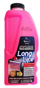 Aditivo Radiador Tecbril Pronto Uso Long Life Orgânico - Rosa - 1 Litro