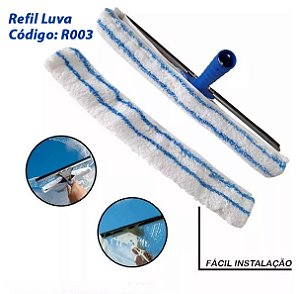 Refil tipo Luva para Rodo Combinado Bralimpia e Moppita- 25 cm