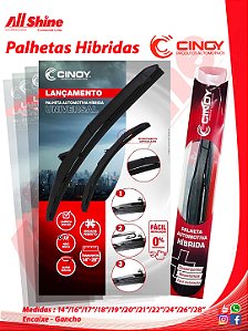 PALHETA HIBRIDA CINOY - ENCAIXE GANCHO - 20 POLEGADAS