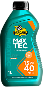 Bardahl Maxtec Performance Mineral - SL 15W40 - ( 24 X 1 Litro )