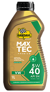 Bardahl Maxtec Premium SN 5W40 - VW 508/509 - Sintético - ( 24 x 1 Litro )