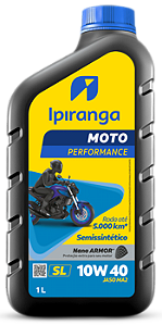 Ipiranga Moto Performance 4T - SL 10W40 - JASO MA2 - Semi Sintético ( 24 x 1 Litro )