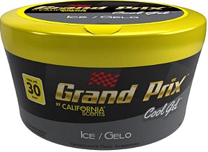 Purificador de ar / Aromatizante  Grand Prix - Cool Gel - Ice - Gelo ( Pote Plástico )