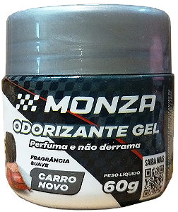 PURIFICADOR DE AR / AROMATIZANTE - MONZA GEL CARRO NOVO - ( 60 Grs )