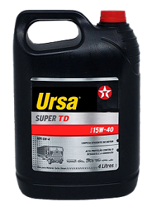 URSA SUPER TD - CH4 15W40 - MB 228.3 - MINERAL ( 6 X 4 LTS )