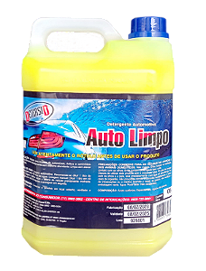 Shampoo Lava Auto Cremoso TIPO A DETERSID  05 Litros (DIL 1X80)