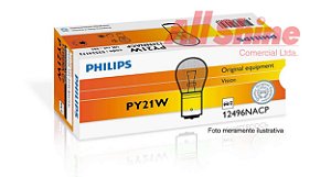 Lâmpada PHILIPS - 12V - 21W ( 1141 - Âmbar / Laranja / Pino Desenc. )