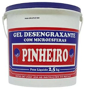 Pasta Gel Desengraxante com Microesferas PINHEIRO - Branca