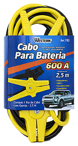 Cabo para Bateria 600A Western ( Veículos Leves / SUV´S / Caminhonetes / Caminhões )