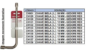 Chave Biela 8 x 8 mm - GEDORE RED