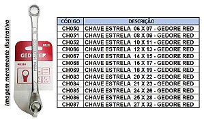 Chave Estrela 12 X 13 mm - GEDORE RED