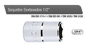 Soquete Sextavado 1/2" X30 mm - BELZER