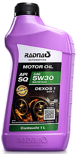 RADNAQ MOTOR OIL SQ 5W30 DEXOS 1 GEN 3 SINTÉTICO
