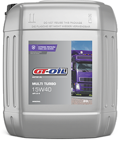 GT OIL MULTI TURBO CI4 - 15W40 - BALDE 20 LTS