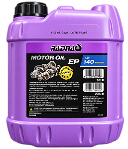 RADNAQ CÂMBIO EP 140W - API GL5 - MINERAL - BALDE 20 LTS