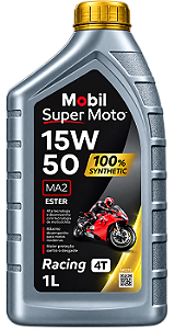 MOBIL SUPER MOTO RACING 4T SN 15W50 SINTÉTICO