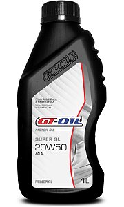 GT OIL SUPER SL 20W50 - MINERAL ( 12 X 1 L )
