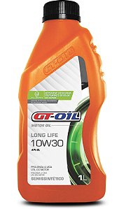 GT OIL LONG LIFE SL 10W30 - SEMI SINTÉTICO - ( 12 X 1 LITRO )