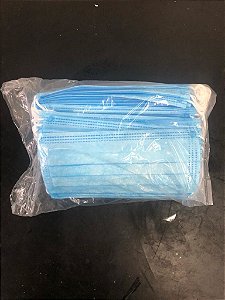 Máscara TNT, Cirúrgica, Descartável, Embalagem com 50 unidades.