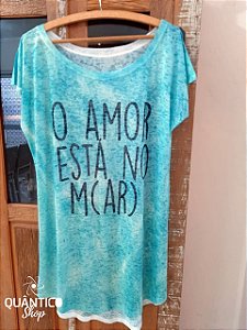 Saída de praia O amor está no MAR Azul