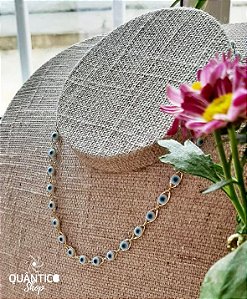 Colar Choker Olho Grego
