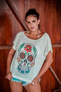 Camiseta Caveira Mexicana - T-shirt
