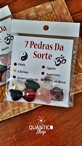 Kit Pedras da Sorte 7 Chakras