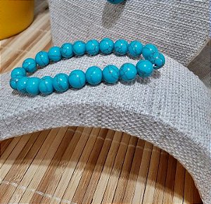 Pulseira Pedra Natural Turquesa