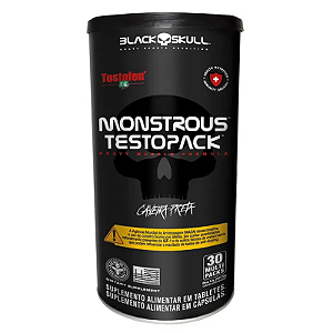 MONSTROUS TESTOPACK 30 PACKS BLACK SKULL 232,20G