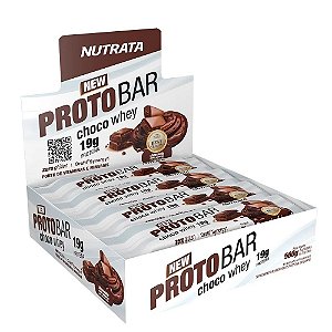 BARRA WHEY PROTOBAR NUTRATA CHOCOLATE MEIO AMARGO 70G C/8 PA