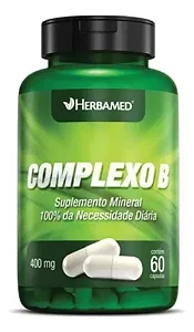 COMPLEXO B HERBAMED 60 CAPS 400MG