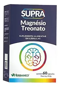 MAGNESIO TREONATO SUPRA 60 CAPS 421 MG HERBAMED