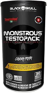 MONSTROUS TESTOPACK 30 PACKS BLACK SKULL 232,20G