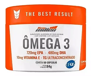 OMEGA 3 COM VITAMINA E 60 CAPSULAS FARMA NEW MILLEN