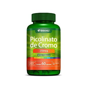 PICOLINATO DE CROMO HERBAMED 60 CAPS 250MCG