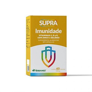 POLIVITAMINICO SUPRA IMUNIDADE 60 CAPS 500 MG HERBAMED