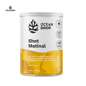 SHOT MATINAL EM PO 30 DOSES 150G OCEAN DROP